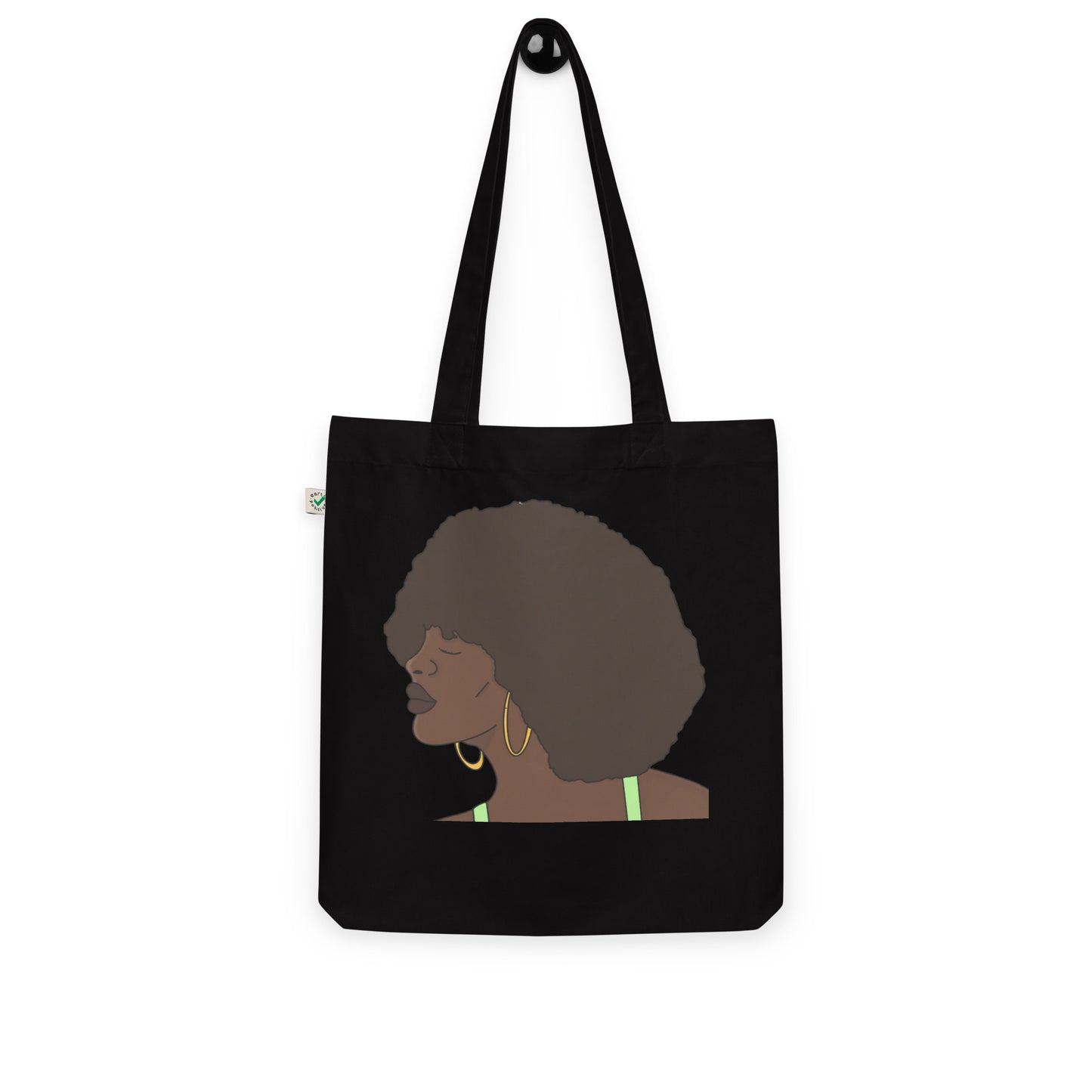 Organic fashion tote bag