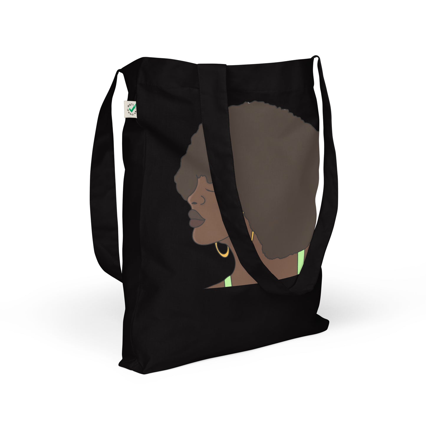 Organic fashion tote bag